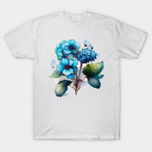 Blue Flowers T-Shirt